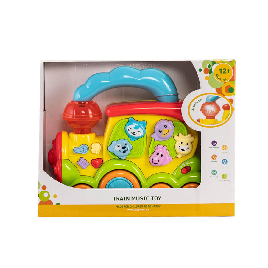 Іграшка дитяча музична Baby team 8636 Паровозик : ціни та характеристики