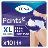 Підгузки-труси для дорослих Tena Pants Plus Night розмір XL 10 шт