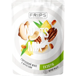 Горіховий мікс Frips з фруктами Екзотик 90 г 