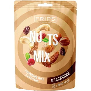Горіховий мікс Frips з фруктами Класичний 90 г