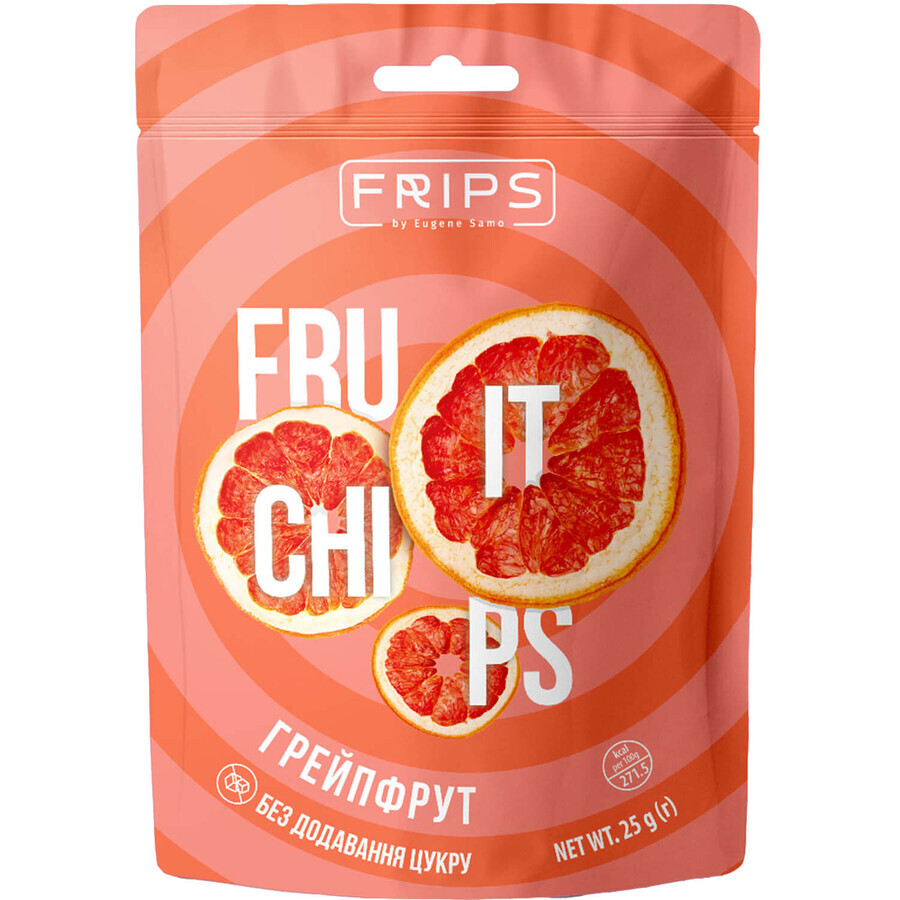 Чипси фруктові Frips з грейпфрута 25 г: ціни та характеристики
