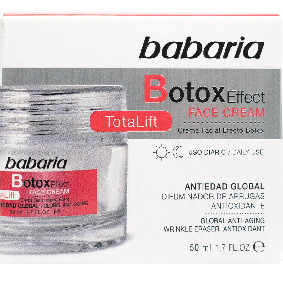 Крем для обличчя Babaria с ефектом ботоксу 50 мл: ціни та характеристики