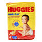 Подгузники для детей Huggies Unistar унисекс размер 4 от 7 до 18 кг 16 шт