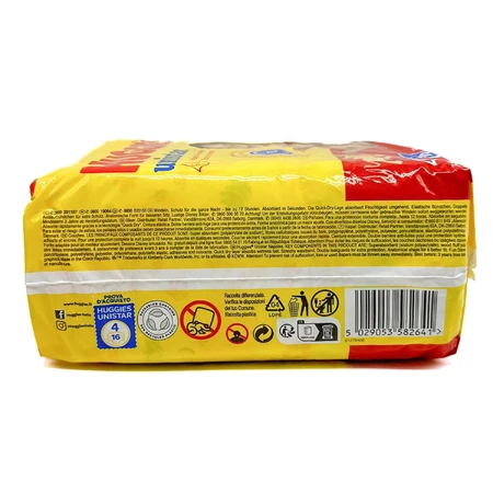 Підгузники для дітей Huggies Unistar унісекс розмір 4 від 7 до 18 кг 16 шт: ціни та характеристики