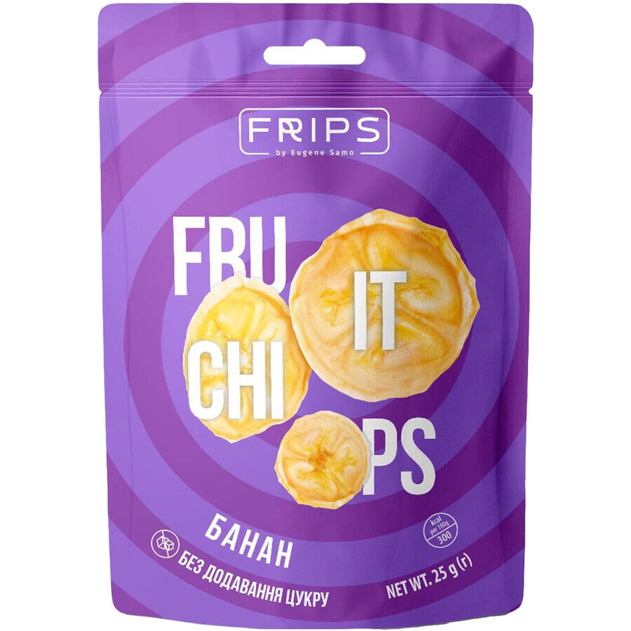 Чипси фруктові Frips з банану 25 г: ціни та характеристики