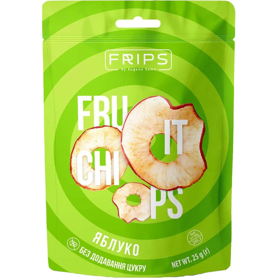 Чипсы фруктовые Frips из яблока 25 г: цены и характеристики