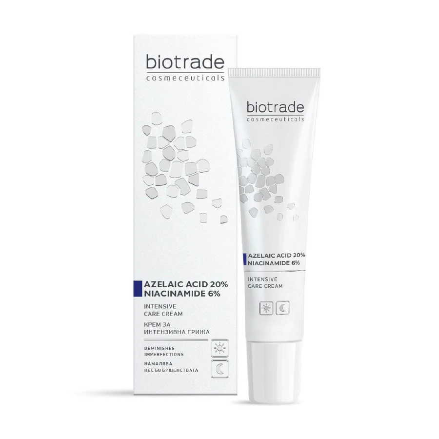 Крем для обличчя Biotrade Intensive азелаїнова кислота 20% і ніацинамід 6% 30 мл: ціни та характеристики