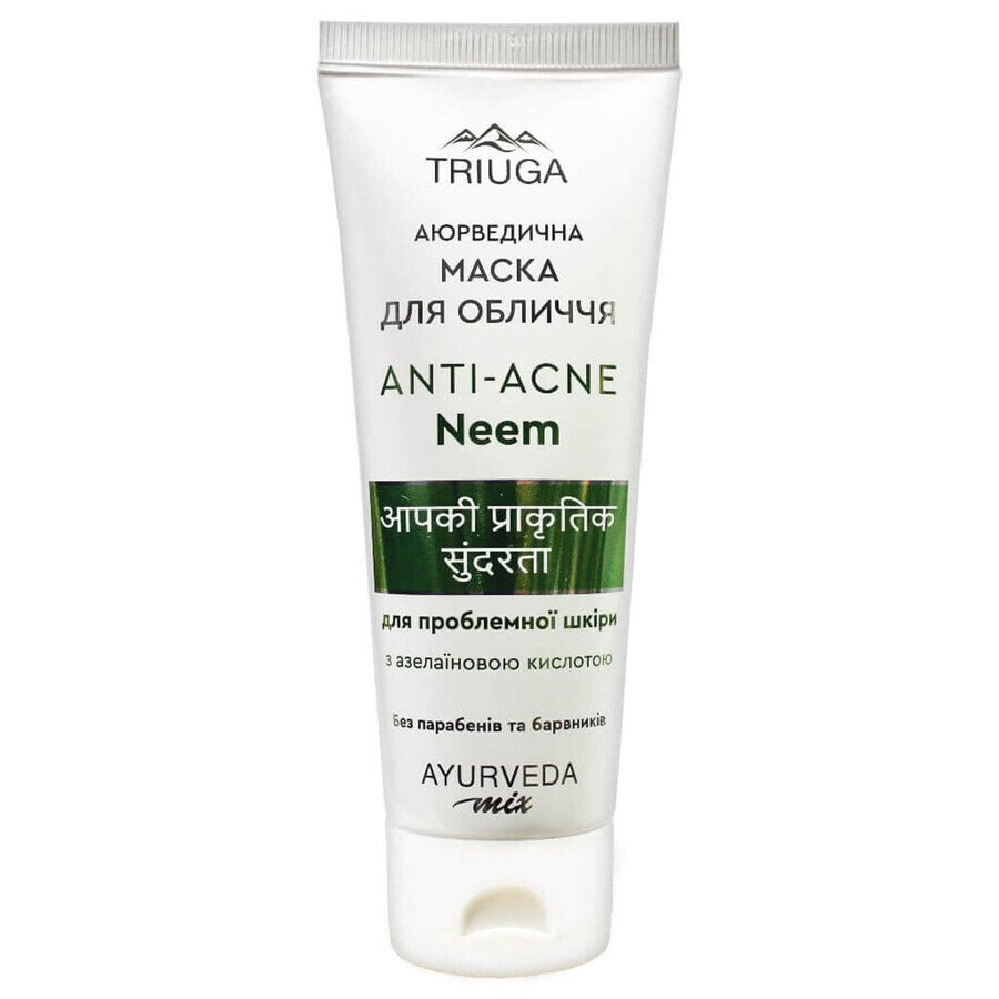 Маска для лица Triuga Anti-Acne аюрведическая для проблемной кожи Neem 75 мл: цены и характеристики