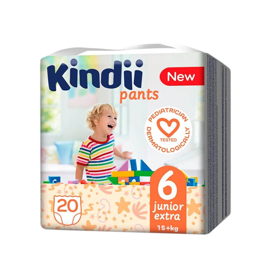Подгузники-трусики детские Kindii Pants размер 6 от 15+ кг 20 шт: цены и характеристики