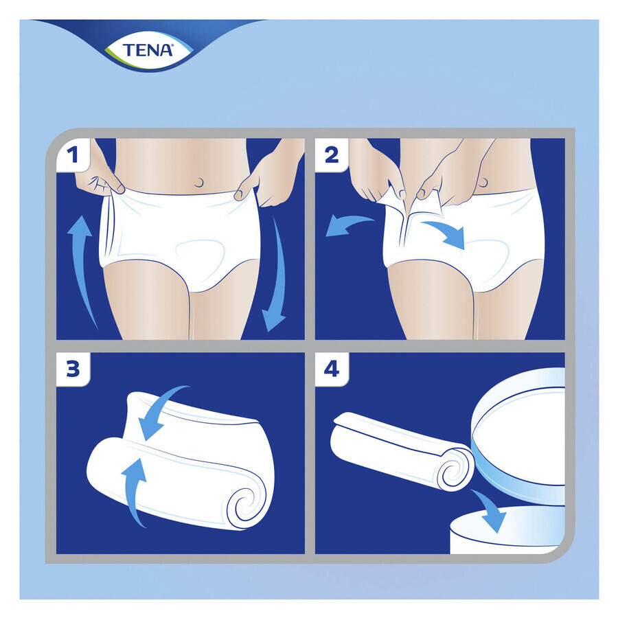 Підгузки-труси для дорослих Tena Pants Plus розмір L, 14 шт.: ціни та характеристики