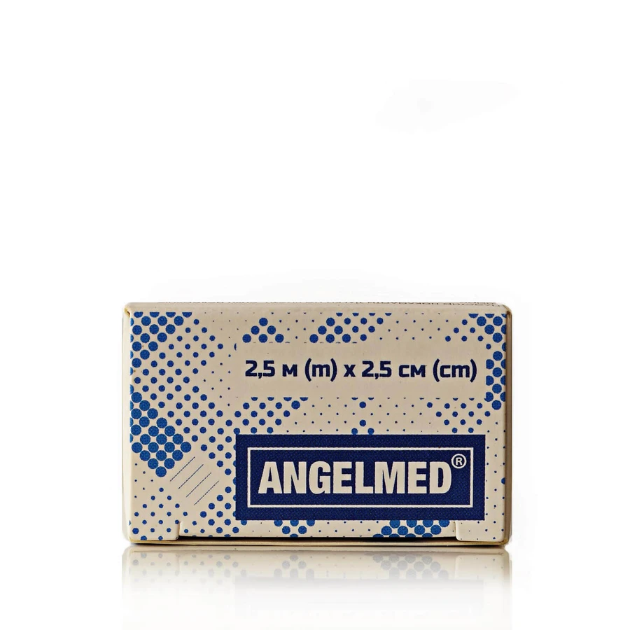 Пластырь хирургический Angelmed Пластфикс эластичный на нетканной основе размер 2,5 м х 2,5 см 1 шт : цены и характеристики