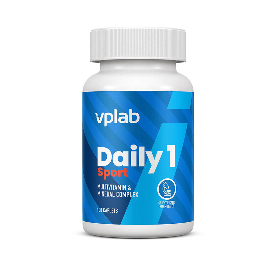 Daily 1 Multivitamin VPLab UltraVit каплети заповнюють нестачу вітамінів і мінералів №100: ціни та характеристики