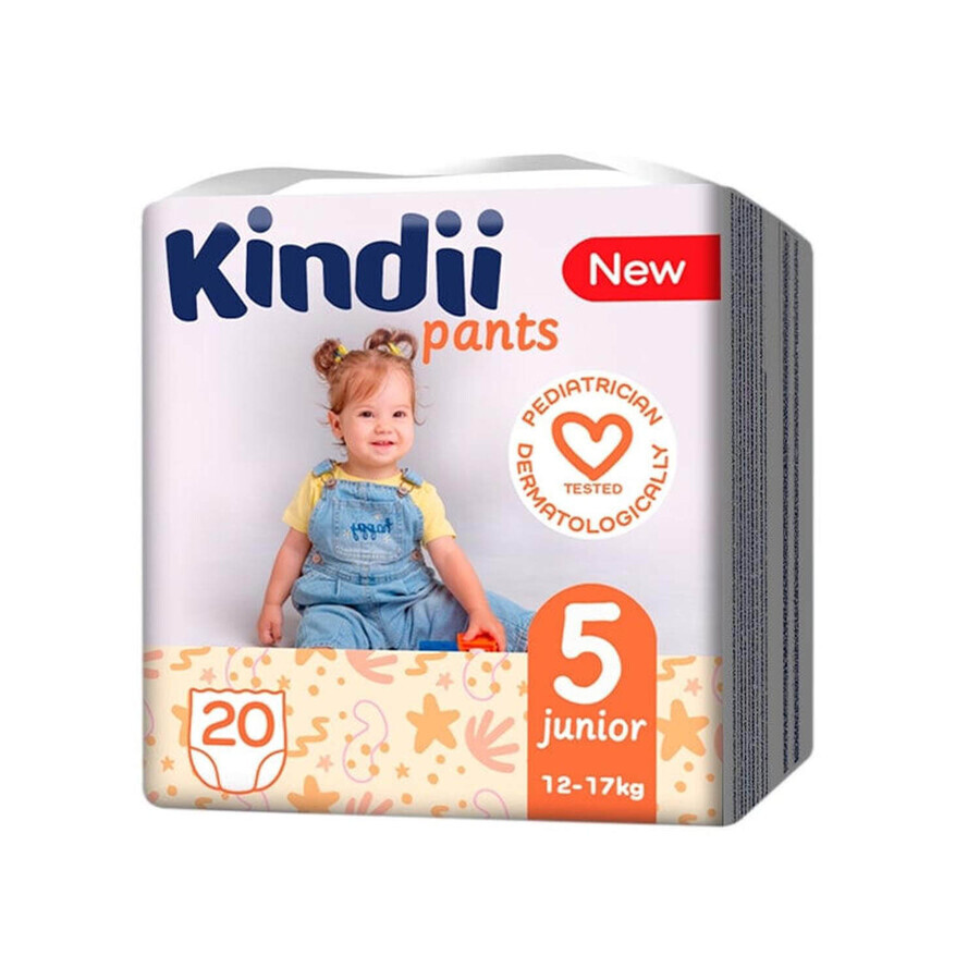 Підгузки-трусики дитячі Kindii Pants розм. 5 від 12 до 17 кг №20: ціни та характеристики