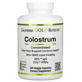 Молозиво концентрированное, Colostrum concentrated, California Gold Nutrition, 240 капсул