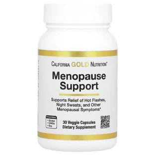Поддержка в период менопаузы, Menopause Support, California Gold Nutrition, 30 вегетерианских капсул