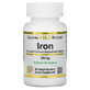 Железо Бисглицинат, Ferrochel Iron (Bisglycinate), California Gold Nutrition, 36 мг, 90 растительных капсул