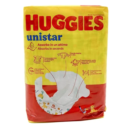Підгузники для дітей Huggies Unistar унісекс розмір Midi 3 від 4 до 9 кг №18: ціни та характеристики