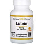 Лютеин с зеаксантином, 10 мг, Lutein with Zeaxanthin, California Gold Nutrition, 120 вегетарианских капсул: цены и характеристики