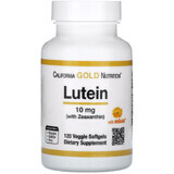 Лютеин с зеаксантином, 10 мг, Lutein with Zeaxanthin, California Gold Nutrition, 120 вегетарианских капсул