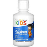 Детский жидкий кальций с магнием, вкус апельсина, Children's Liquid Calcium with Magnesium, California Gold Nutrition, 473 мл