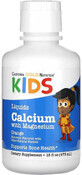 Детский жидкий кальций с магнием, вкус апельсина, Children&#39;s Liquid Calcium with Magnesium, California Gold Nutrition, 473 мл