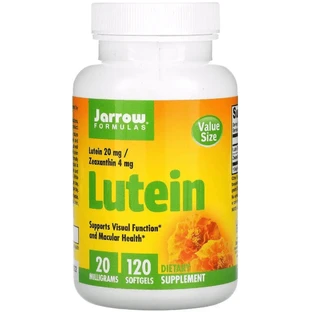 Лютеїн, 20 мг, Lutein, Jarrow Formulas, 120 гелевих капсул