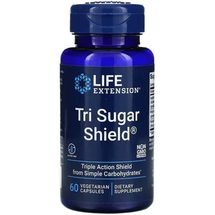 Тройная защита от сахара, Tri Sugar Shield, Life Extension, 60 вегетарианских капсул