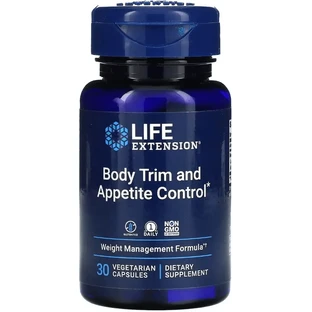 Стройність тіла та контроль апетиту, Body Trim and Appetite Control, Life Extension, 30 вегетаріанських капсул