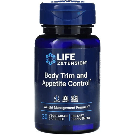 Стройность тела и контроль аппетита, Body Trim and Appetite Control, Life Extension, 30 вегетарианских капсул