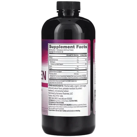 Рідкий Колаген типу 1 та 3, Смак Гранату, Collagen Type 1 & 3 Liquid, NeoCell, 473 мл: ціни та характеристики