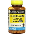 Комплекс глюкозамина с МСМ, Glucosamine Complex + MSM, Mason Natural, 90 капсул