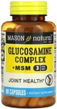 Комплекс глюкозаміну з МСМ, Glucosamine Complex + MSM, Mason Natural, 90 капсул