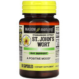 Екстракт Звіробою, 300 мг, Standardized Extract, St. John's Wort, Mason Natural, 60 капсул