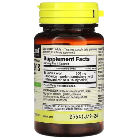 Экстракт Зверобоя, 300 мг, Standardized Extract, St. John's Wort, Mason Natural, 60 капсул: цены и характеристики