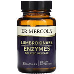 Ферменты для переваривания белка, Люмброкиназа, Lumbrokinase Enzymes, Dr. Mercola, 30 капсул: цены и характеристики