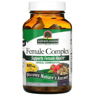 Жіночий трав'яний комплекс, 800 мг, Female Complex, Herbal Combination, Nature's Answer, 90 вегетаріанських капсул