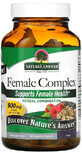Женский травяной комплекс, 800 мг, Female Complex, Herbal Combination, Nature&#39;s Answer, 90 вегетарианских капсул