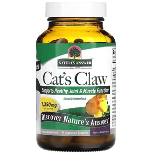 Кошачий коготь, 1350 мг, Cat's Claw, Nature's Answer, 90 вегетарианских капсул