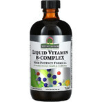 Жидкий комплекс витаминов группы B, вкус мандарина, Liquid Vitamin B-Complex, Nature's Answer, 240 мл: цены и характеристики