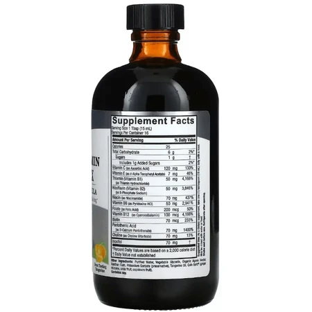Жидкий комплекс витаминов группы B, вкус мандарина, Liquid Vitamin B-Complex, Nature's Answer, 240 мл: цены и характеристики