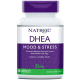 Дегідроепіандростерон, 25 мг, DHEA, Natrol, 90 капсул