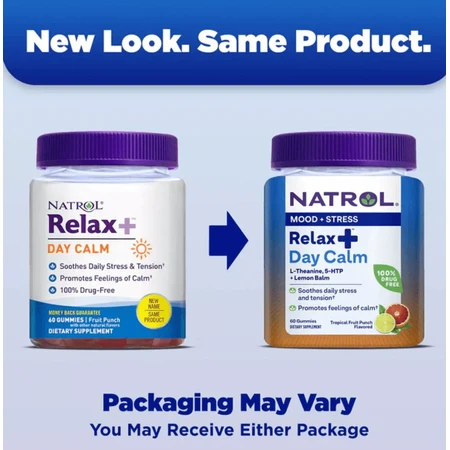 Розслаблення та спокій, Relax+, смак фруктів, Day Calm, Natrol, 60 жувальних цукерок: ціни та характеристики
