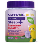 Здоровий сон та імунітет для дітей, смак ягід, Kids, Sleep + Immune Health, Natrol, 50 жувальних цукерок: ціни та характеристики