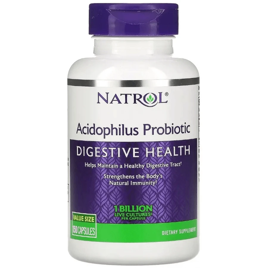 Пробіотик ацидофілус, 1 мільярд, Acidophilus Probiotic, Natrol, 150 капсул: ціни та характеристики