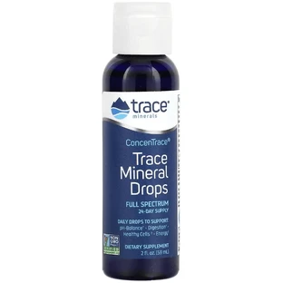 Повний спектр мікроелементів у краплях, ConcenTrace, Full Spectrum, Trace Minerals, 59 мл