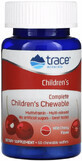 Витаминно-минеральный комплекс для детей, вкус вишни, Complete Multi Children&#39;s Chewable, Trace Minerals, 60 жевательных таблеток