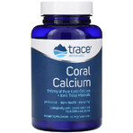 Кораловий кальцій та культові мікроелементи, Coral Calcium + Iconic Trace Minerals, Trace Minerals, 60 вегетаріанських капсул: ціни та характеристики