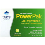 Електроліти, смак лимон-лайм, Electrolyte Stamina PowerPak, Trace Minerals, 30 пакетів: ціни та характеристики
