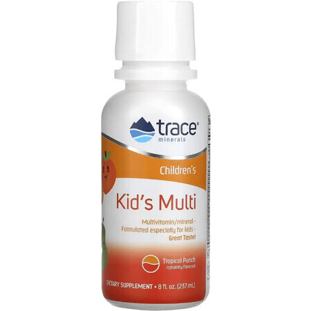 Детские мультивитамины, цитрусовый вкус, Kid's Multi, Trace Minerals, 237 мл