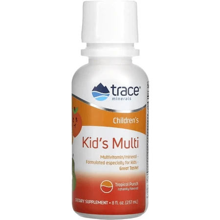 Дитячі мультивітаміни, цитрусовий смак, Kid's Multi, Trace Minerals, 237 мл: ціни та характеристики